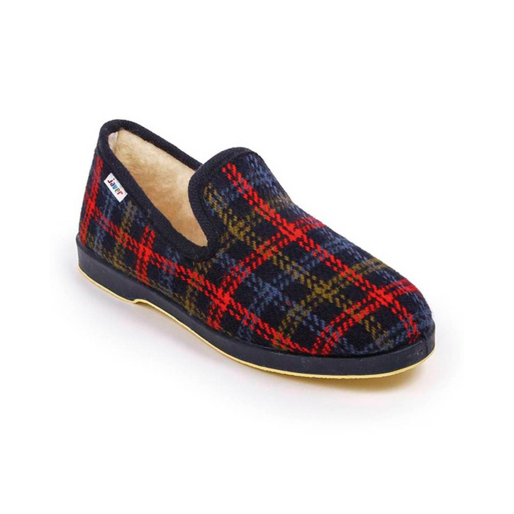 Zapatillas de casa de cuadros