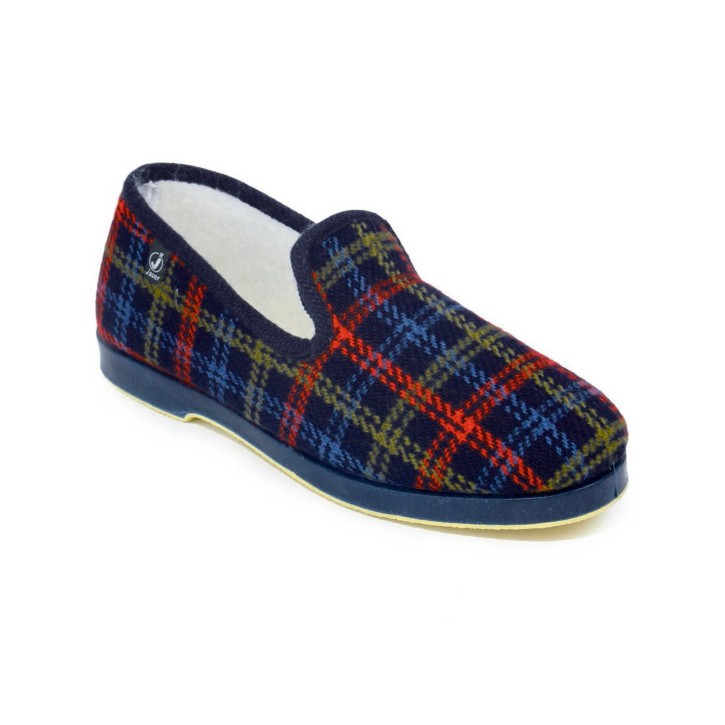 Zapatillas de casa de cuadros