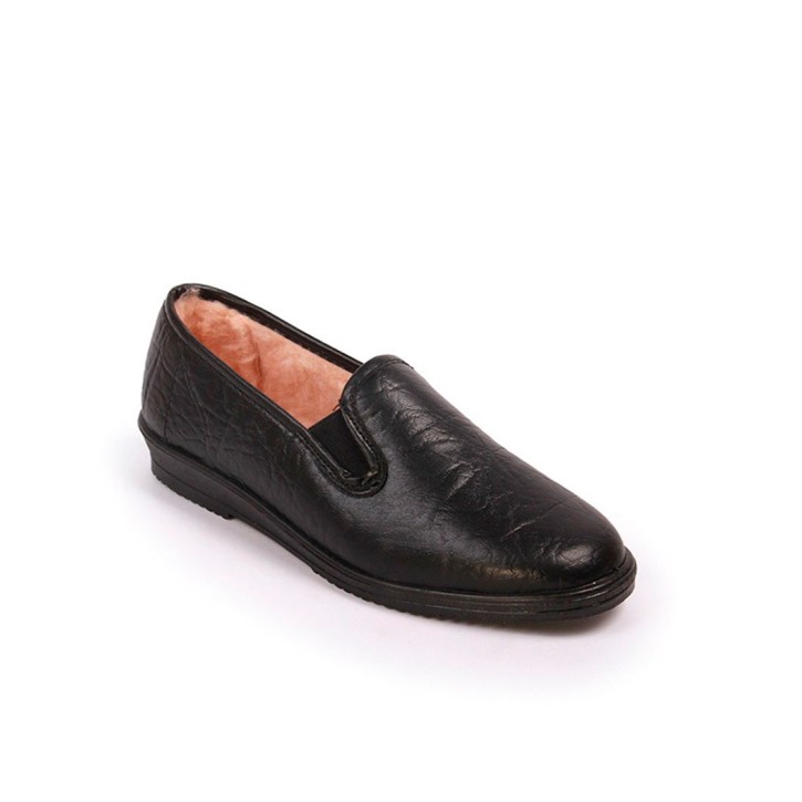 Zapatos clásicos mujer negros elásticos