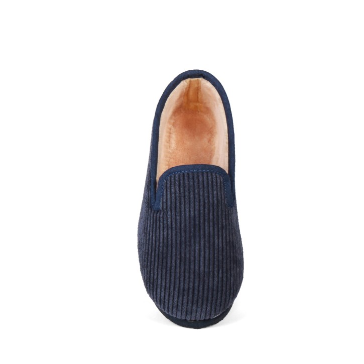 Zapatillas casa cerradas azul marino