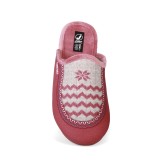 Zapatillas casa abiertas confort malva