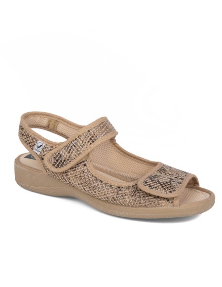 Zapatos ancho especial anatómicos beige
