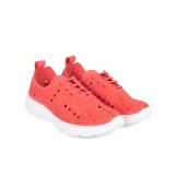 Zapatillas color coral con cordones