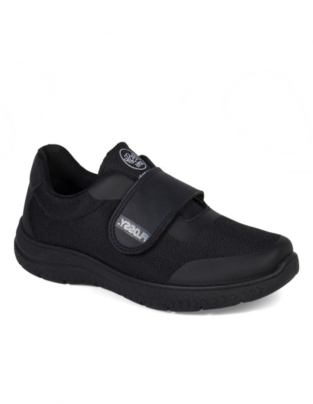 Deportivos mujer con velgro color negro Flossy