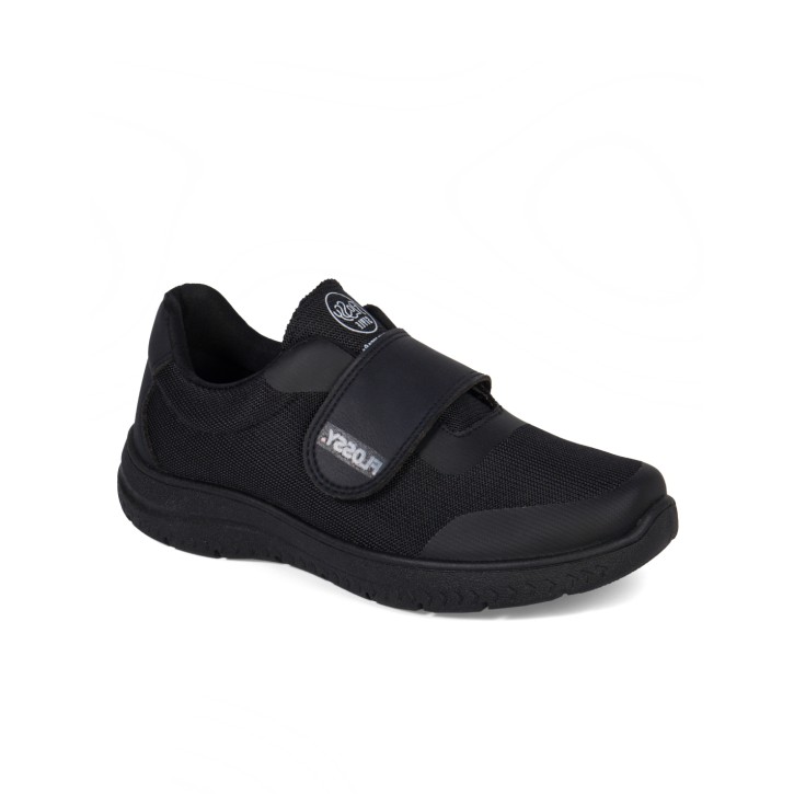 Deportivos mujer con velgro color negro Flossy
