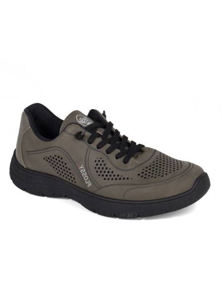 Zapatillas deportivas con perforaciones decorativas color...