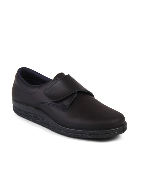 Zapatos anatómicos velcro azul marino
