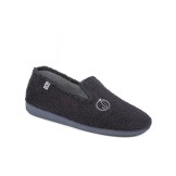 Zapatillas casa caucho natural cerradas gris