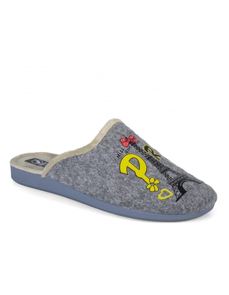 Zapatillas de casa abiertas 30-430 GRIS