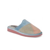 Zapatillas Mujer de casa abiertas triangulos color teja
