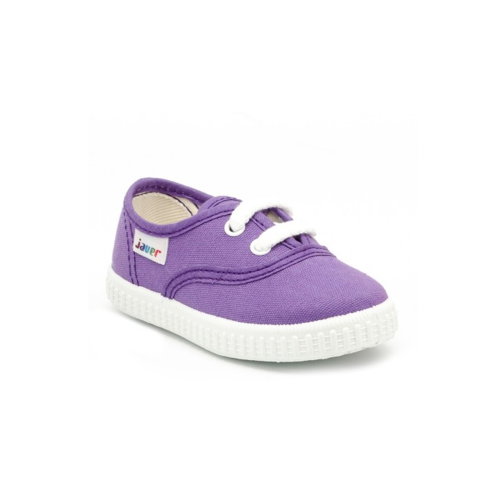 Zapatillas lona con cordones