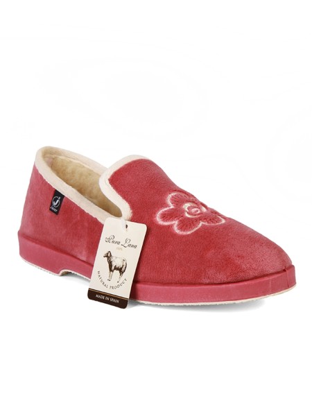 Zapatillas casa cerradas de lana