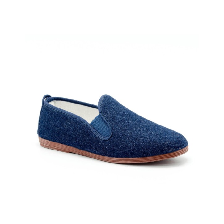 Zapatillas lona kung-fu con elástico