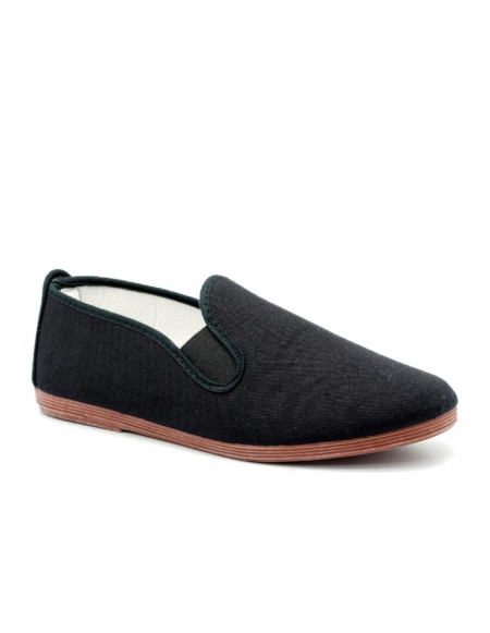 Zapatillas lona kung-fu con elástico