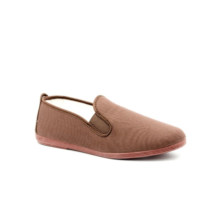 Zapatillas lona kung-fu con elástico