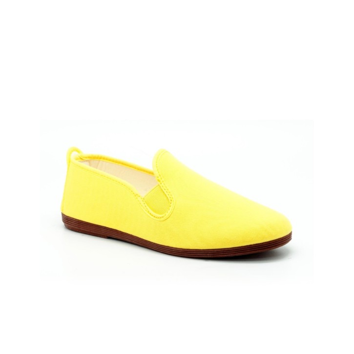 Zapatillas lona kung-fu con elástico