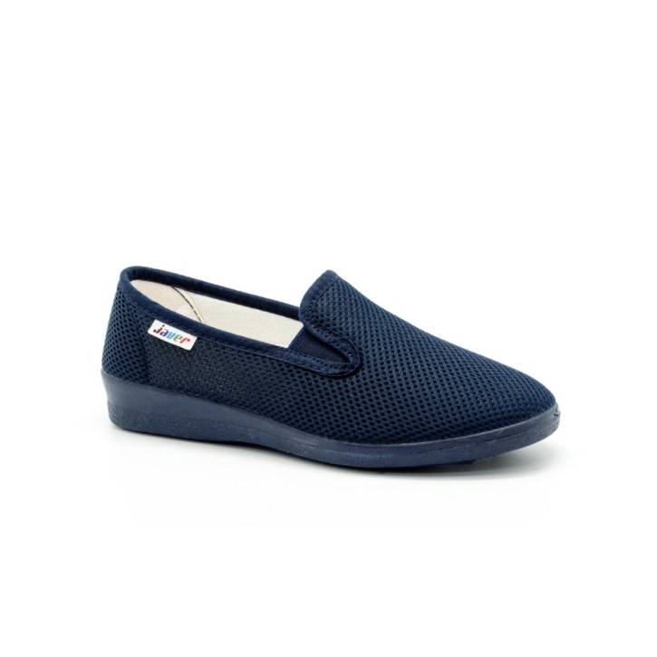 Zapatillas lona con elástico y vulcanizado