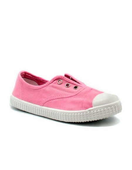 Zapatillas material Orgánico puntera blanca