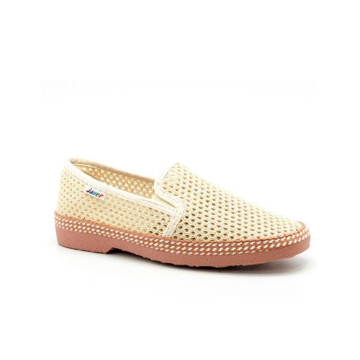 Zapatos picado con trenza y vulcanizado