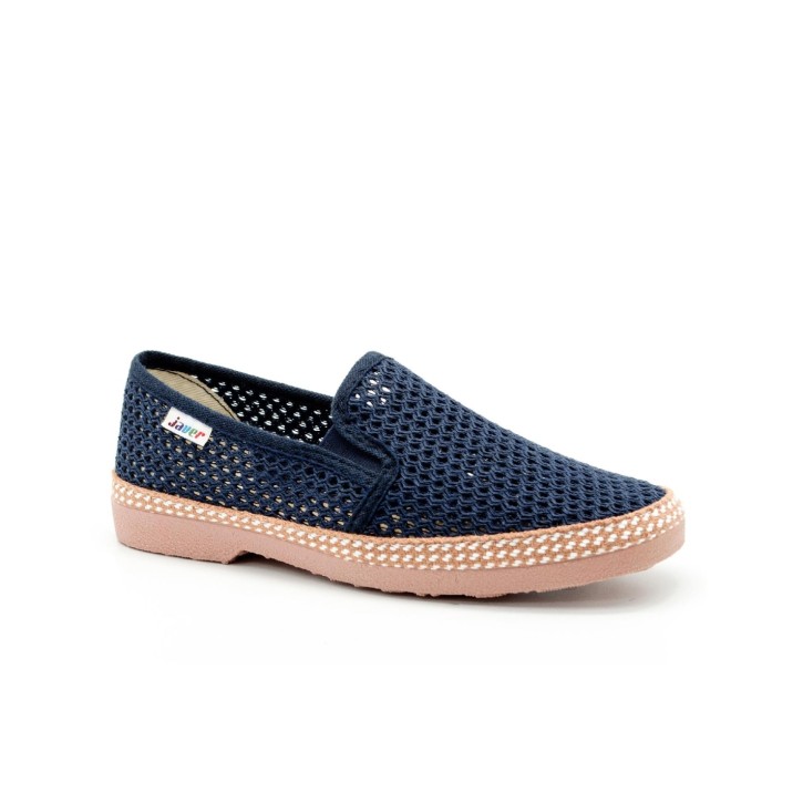 Zapatos picado con trenza y vulcanizado
