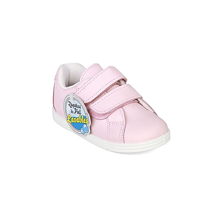 Zapatillas deportivas en color rosa  con cierre...