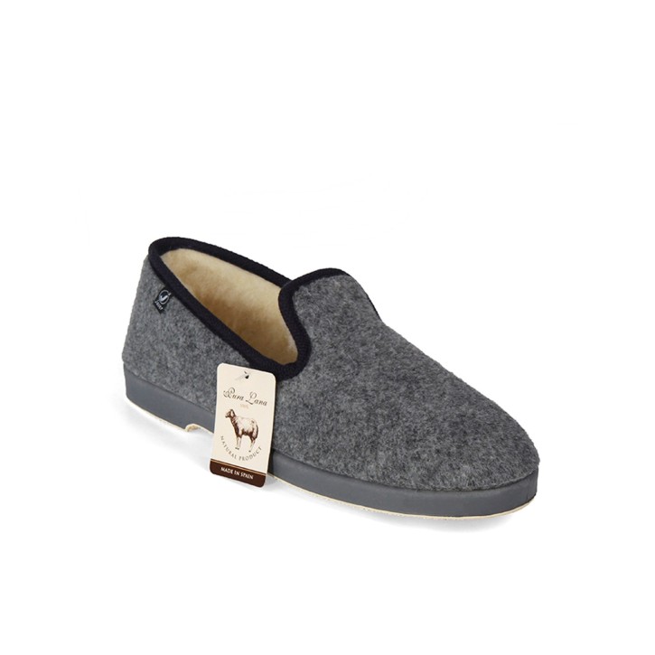 Zapatillas casa cerradas de lana