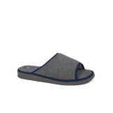Zapatillas casa bordada gris