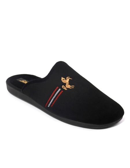 Zapatillas de casa negras caballo
