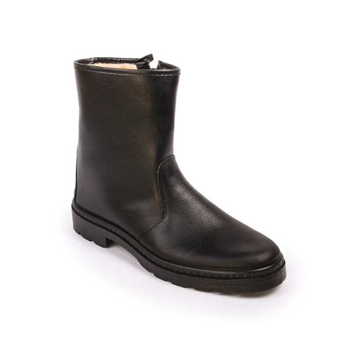 Zapatos clásico con borreguito - PIEL