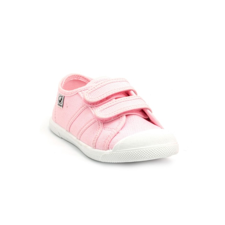 Zapatillas lona deportivas con doble velcro y...