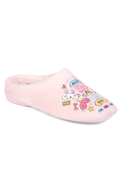 Zapatillas de casa abiertas con Dibujos