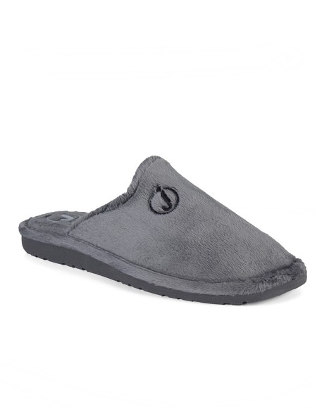 Zapatilla de casa suela EVA especial parquet color gris