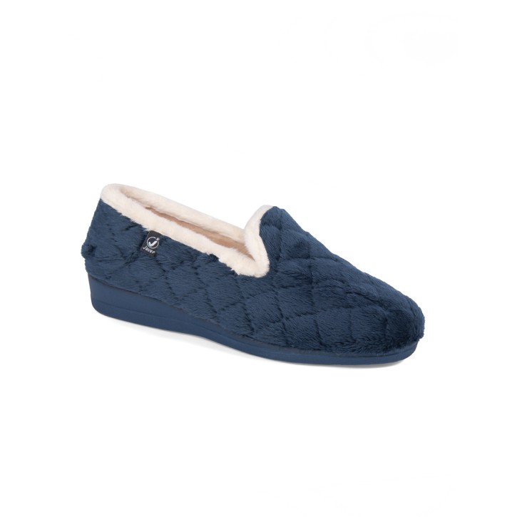 Zapatillas de casa cerradas marino