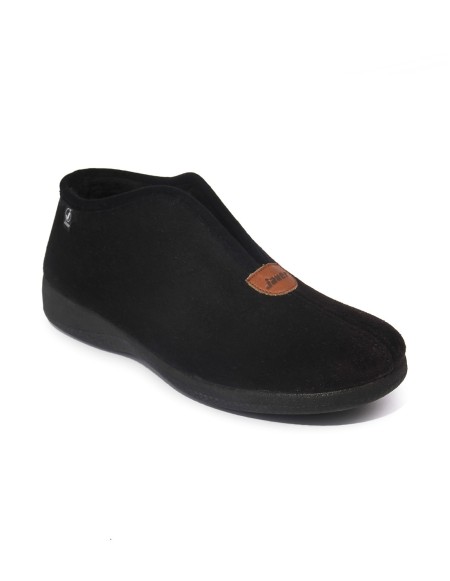 Zapatillas de casa negras botin