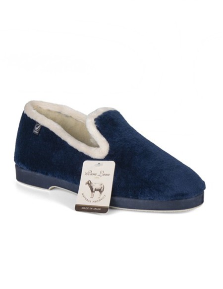 Zapatillas casa cerradas de lana