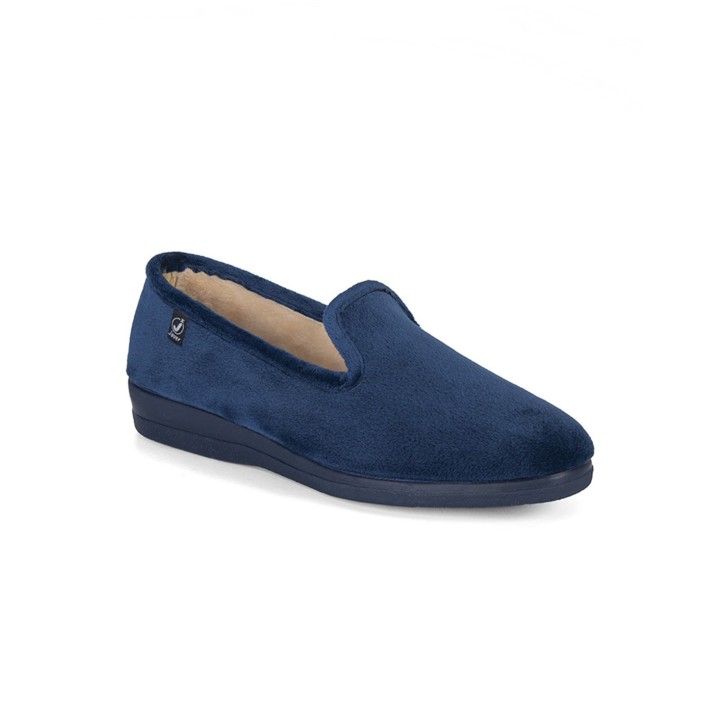 Zapatillas de casa cerradas marino