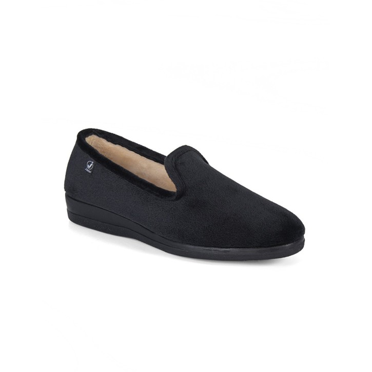 Zapatillas de casa cerradas negro