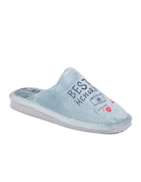 Zapatillas de casa abiertas "Best Memories"