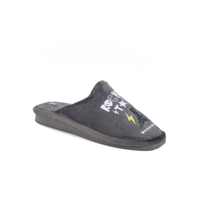 Zapatillas de casa abiertas "Rock"
