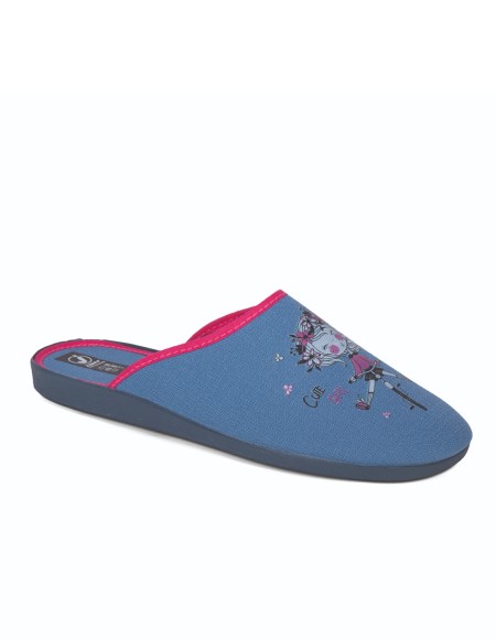 Zapatillas de casa verano mujer estampado cute girl
