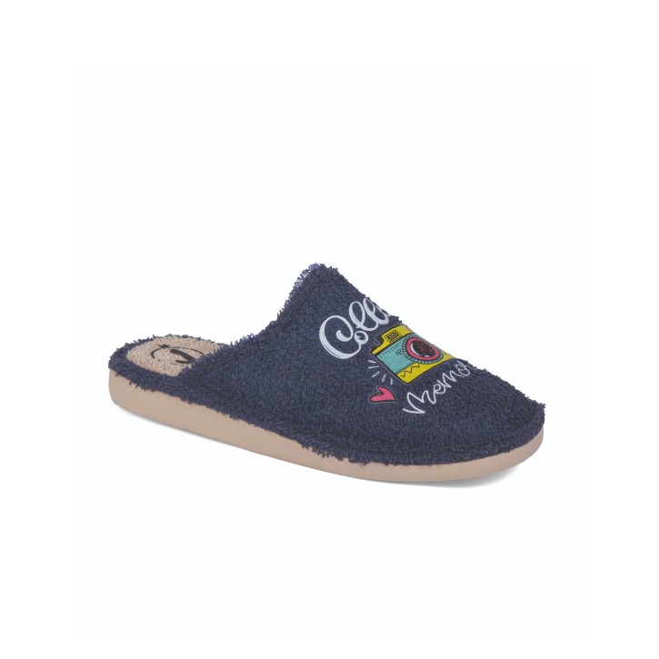 Zapatillas de casa verano mujer puntera cerrada...
