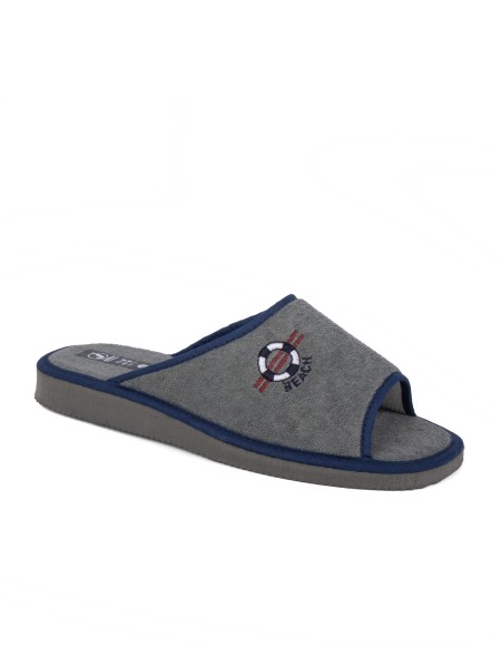 Zapatillas de casa verano hombre puntera abierta Beach