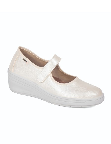 Zapatos con cuña mujer con cinta velcro Flossy