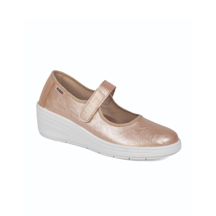 Zapatos con cuña mujer con cinta velcro Flossy